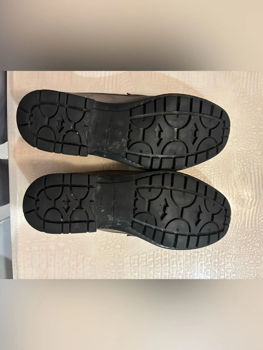 Salvatore Ferragamo Suede Bit Loafers